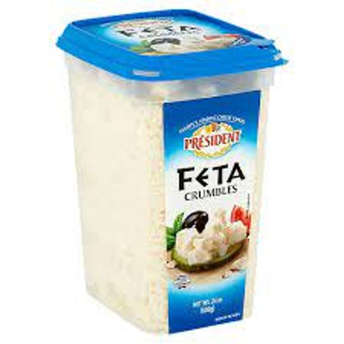 queso feta crumbles 680g president